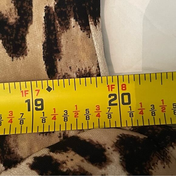 Chico’s Brown Tan Cheetah Print Party Date Night Dress NWOT Size 4 - Picture 10 of 13